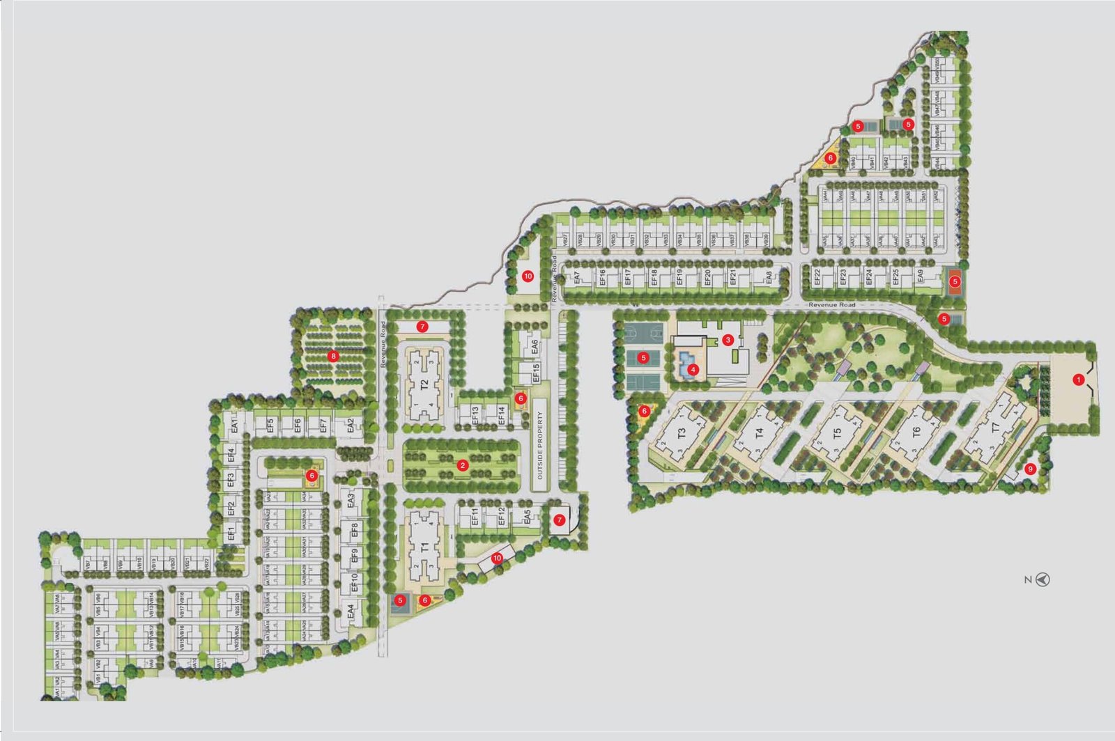 Tata Primanti Site Plan