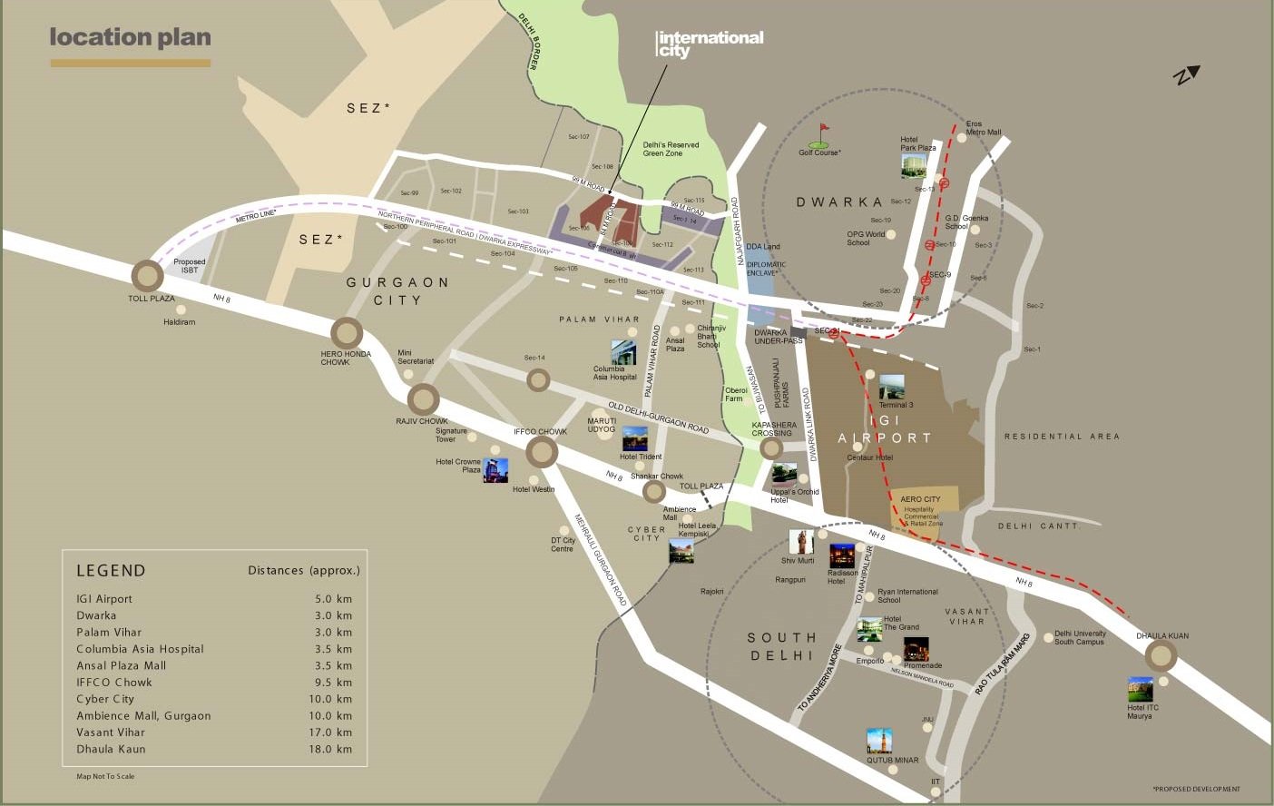 sobha-international-city-location-map