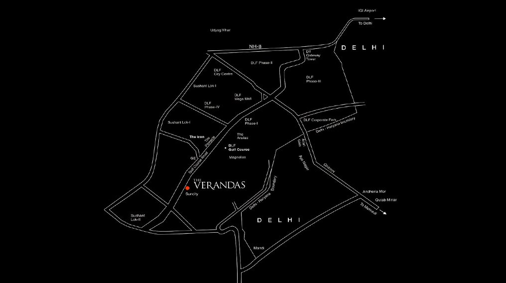Salcon The Verandas Location Map